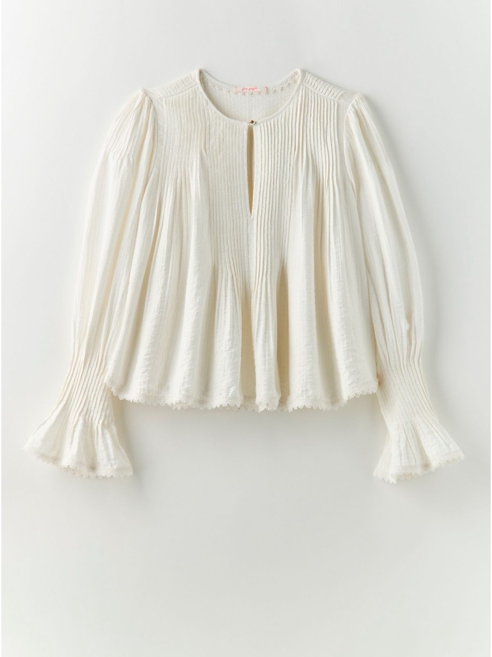 Free People Thousand pintucks blouse NWT Medium